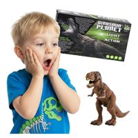 T-Rex zdalnie sterowany Dinozaur efekty świetlne dźwiękowe Prezent Chłopcy
