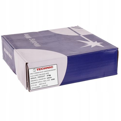 DRUT SPAWALNICZY 0,8mm 3KG SAMOOSŁONOWY BEZ GAZU FLUX E71T-GS MIG MAG D200 na Arena.pl