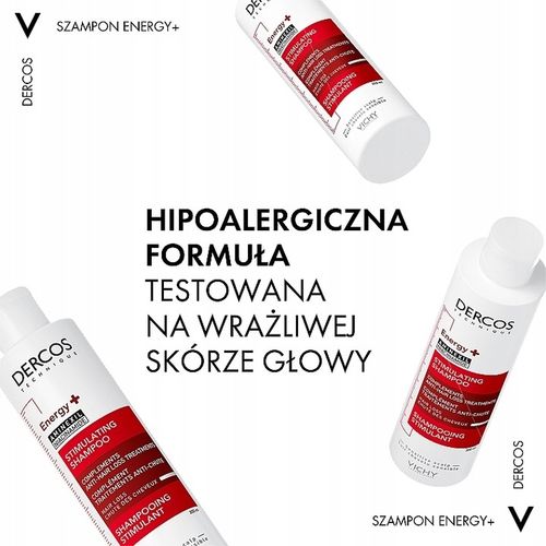 Vichy Dercos Aminexil Szampon Eliminujący Wypadanie Włosów 200 ml na Arena.pl