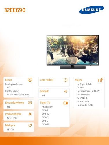 Monitor Samsung 32'' 32EE690 na Arena.pl