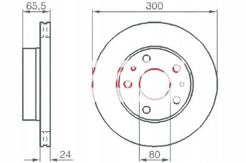 TARCZA HAM PRZOD 300X24 V na Arena.pl