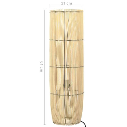 Lampa podłogowa wiklina 61cm E27 VidaXL na Arena.pl