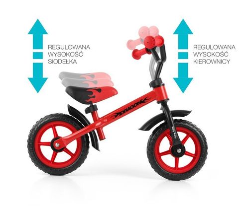 ROWEREK BIEGOWY DRAGON MULTICOLOR MILLY MALLY na Arena.pl