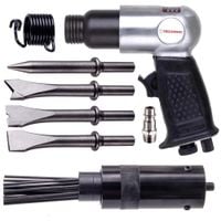 młotek pneumatyczny igłowy udarowy + 4x groty przecinaki głowica igłowa