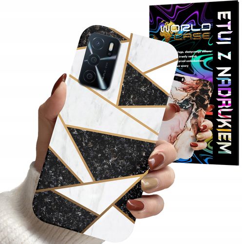 ETUI CASE DO OPPO A16 A16S A54S - MARMUREK GEOMETRIA WZORY DLA KOBIET na Arena.pl