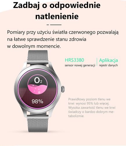 SMARTWATCH DAMSKI G. Rossi SW014-2 rosegold (sg009b) na Arena.pl