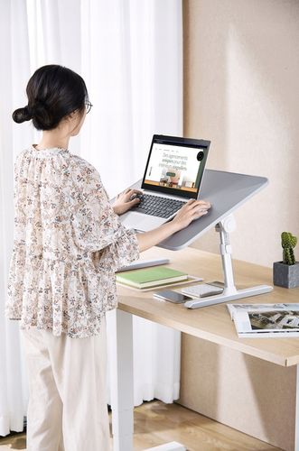 Elegancki Stolik PODSTAWKA STOJAK pod LAPTOPA Regulacja Wysokości Duży Blat na Arena.pl