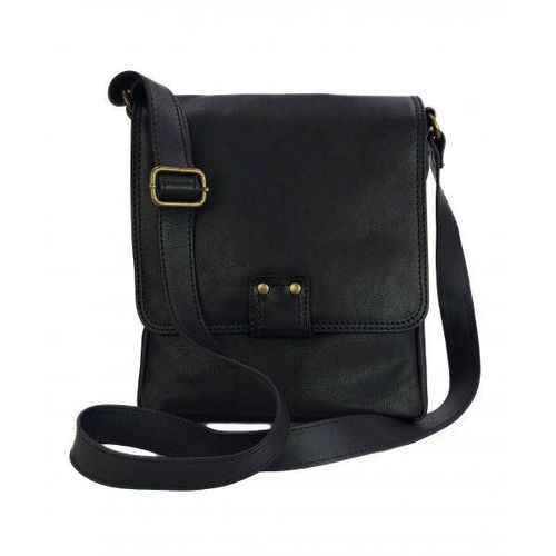 Włoska skórzana listonoszka, raportówka A5 Czarna LP361N na Arena.pl