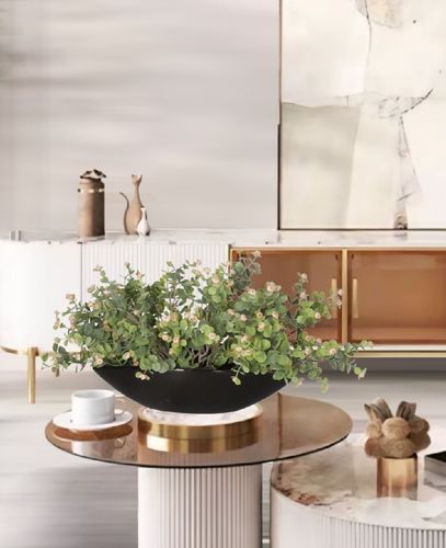 DONICZKA OSŁONKA CERAMICZNA CZARNA ŁÓDKA DUŻA OZDOBA na Arena.pl