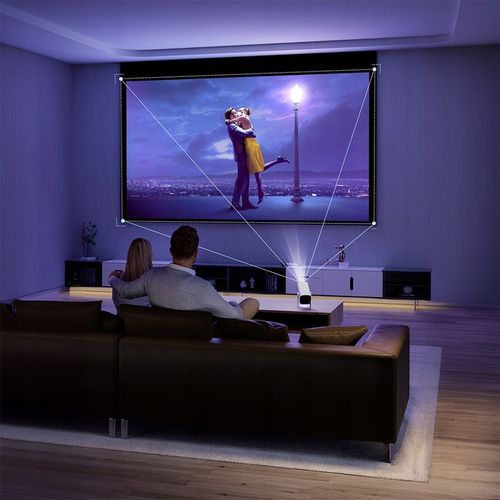 PROJEKTOR RZUTNIK PRZENOŚNY SMART MINI Android 12 TV WiFi BT +HDMI +ETUI na Arena.pl