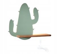 Kinkiet ścienny LED Candellux CACTUS zielony, drewno 4W IP20