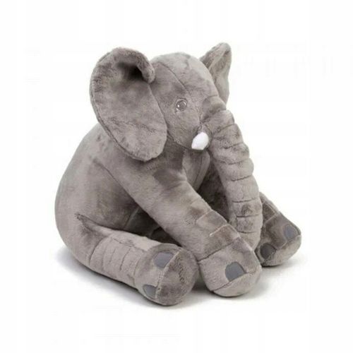 DUŻA PODUSZKA SŁOŃ MASKOTKA PRZYTULANKA PLUSZOWY MIŚ PREZENT DZIECKA JASIEK na Arena.pl