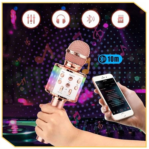 MIKROFON DLA DZIECI mikrofon KARAOKE mikrofon bezprzewodowy Z GŁOŚNIKIEM na Arena.pl