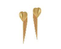 kolczyki duże serca z łańcuszkami z kolekcji heart harmony (p23/zim/27au)