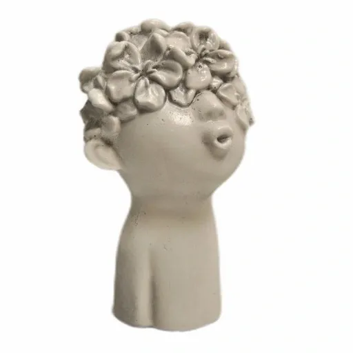 MAŁA FIGURKA GIPSOWA GŁOWA OZDOBA DO OGRODU DOMU NA PREZENT PODARUNEK zdjęcie 5