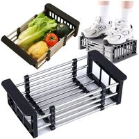 Ociekacz koszyk teleskopowy na zlew do owoców warzyw