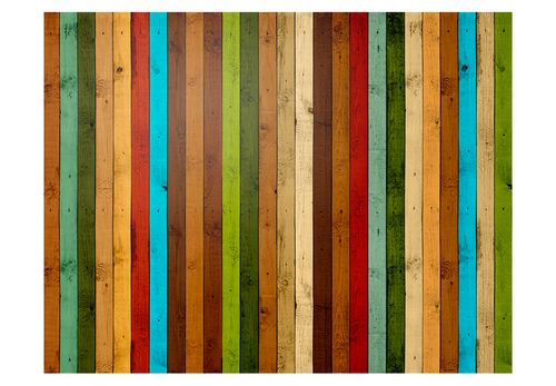 Fototapeta - Wooden rainbow 300x231 na Arena.pl