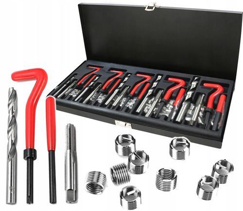 ZESTAW NAPRAWCZY GWINTÓW NAPRAWY GWINTU M5-M12 131 na Arena.pl