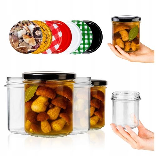 15x SŁOIKI 350ML Z ZAKRĘTKAMI NA DŻEM MIĘSO PASZTET SŁOIK NA GRZYBY na Arena.pl