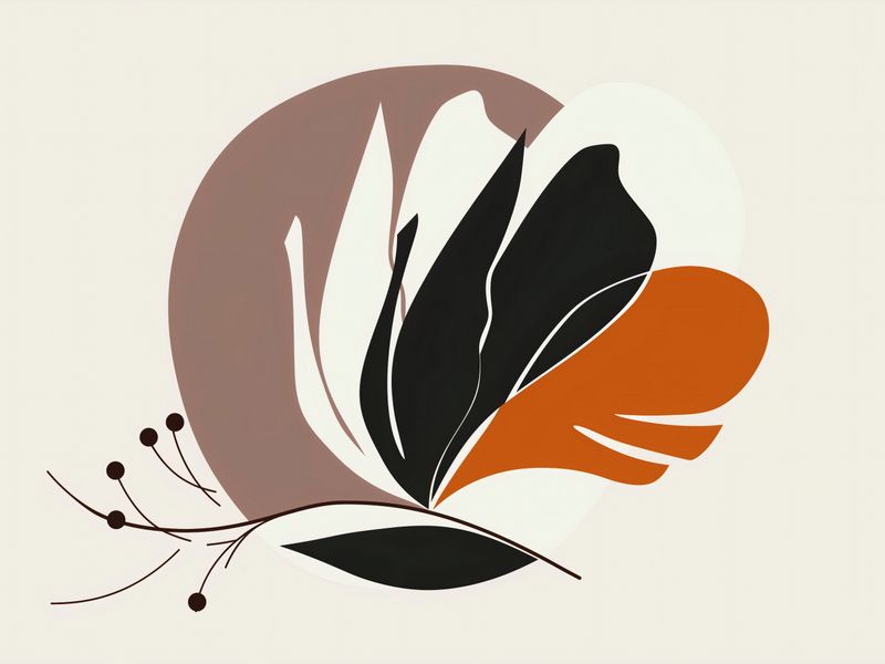 Plakat 100x75cm Elegancja Roślinna zdjęcie 1