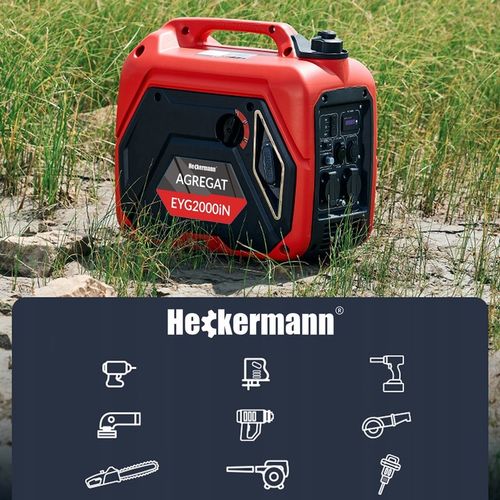 AGREGAT PRĄDOTWÓRCZY GENERATOR PRĄDU INWERTOROWY NA BENZYNĘ CICHY 2KW na Arena.pl