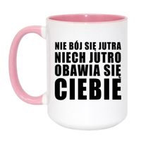 Duży Biało-Różowy 450 ml
