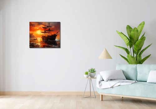 Obraz 60x50cm Ogień na Wodzie na Arena.pl