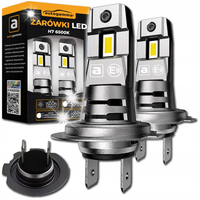 Żarówki LED H7 Homologacja 60W 24000LM 6500K +1000% Canbus Mocne 2 szt.