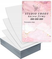 Ulotki A6 5000 szt STUDIO URODY firmowe reklamowe + PROJEKT GRATIS
