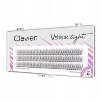 Clavier Kępki Rzęs Vshape Light 14mm