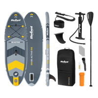 Deska SUP pompowana do pływania 244 cm wiosło Rebel zestaw pompka plecak
