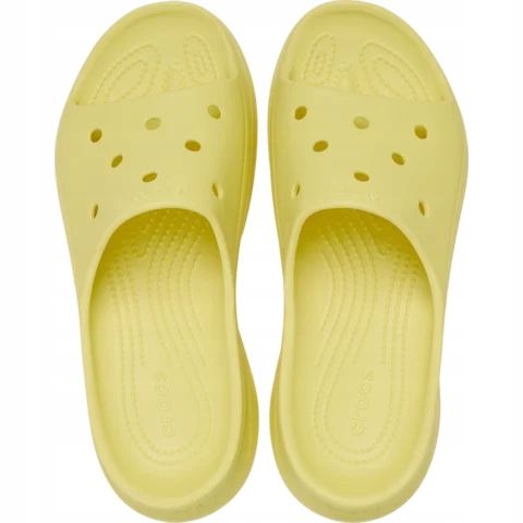 Damskie Buty Klapki Platforma Koturn Crocs Classic Bae 211108 Slide 38-39 na Arena.pl