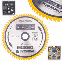 TARCZA WIDIOWA DO DREWNA PIŁY PIŁA 255 X 30 MM 60Z TDD-255X30X60Z