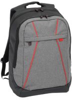 Plecak SPLIT, czerwony, szary