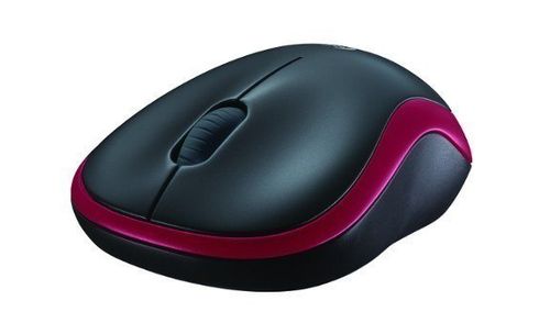 Logitech Mouse M185 Wireless, No, Red, Yes, Wireless connection na Arena.pl