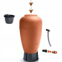 Zbiornik AQUACAN 440 l + łańcuch, podstawa | Cegła, Pojemność: 440 l, Wymiary 76x82x126 cm, Kolor Cegła, Waterform, Prosperplast