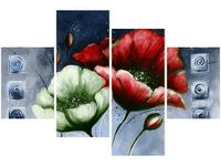 OBRAZ CZERWONE ZIELONE MAKI