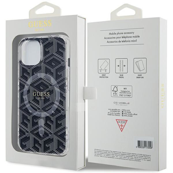 Etui Guess do iPhone 15, iPhone 14, iPhone 13, Czarny, MagSafe zdjęcie 8