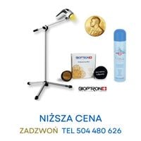 Lampa Bioptron MedAll z filtrem fulerenowym + statyw PAG-960-SET Zepter
