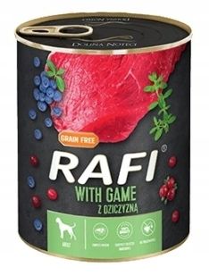 RAFI mokra karma dla psa dorosłego - mix 6 smaków - puszka 24x400g na Arena.pl