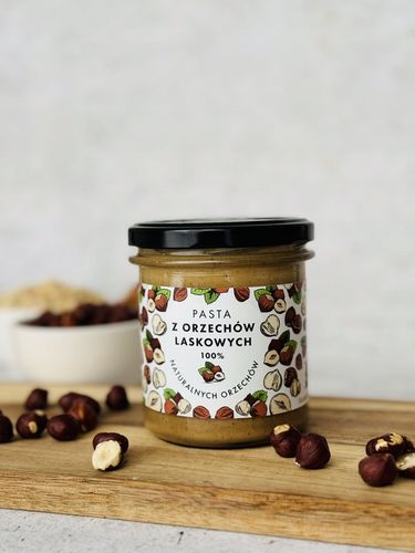 Pasta z orzechów laskowych 300 g - 100% orzechów, Bez Dodatków, na Arena.pl