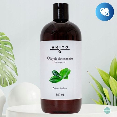 OLEJEK DO MASAŻU AKITO ZIELONA HERBATA OLEJ ARGANOWY NAWILŻAJĄCY 500ML na Arena.pl