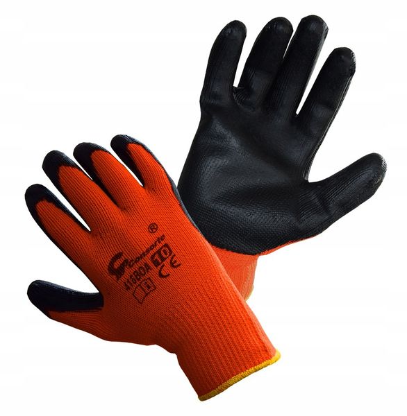 10x Rękawice robocze Zimowe R.10 Ocieplane 10 par zdjęcie 2