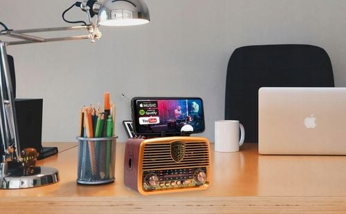 RADIO KUCHENNE PRZENOŚNE RETRO NA BATERIE SOLARNE BLUETOOTH ANTENA na Arena.pl