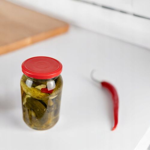 8x Słoik 900ml z zakrętką fi82 na MIÓD DŻEM PRZETWORY słoiki szklane na Arena.pl