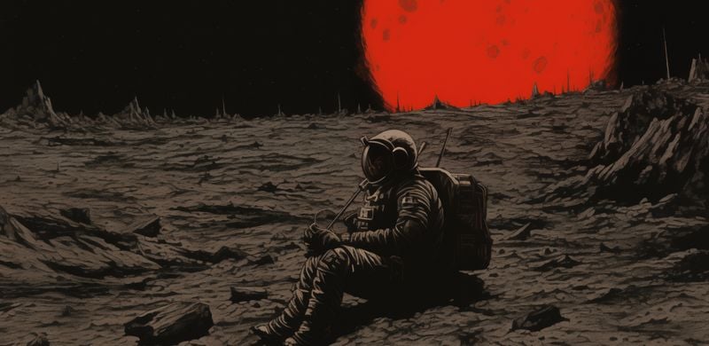 Plakat 91,3x44,5cm Samotność w Kosmosie zdjęcie 1