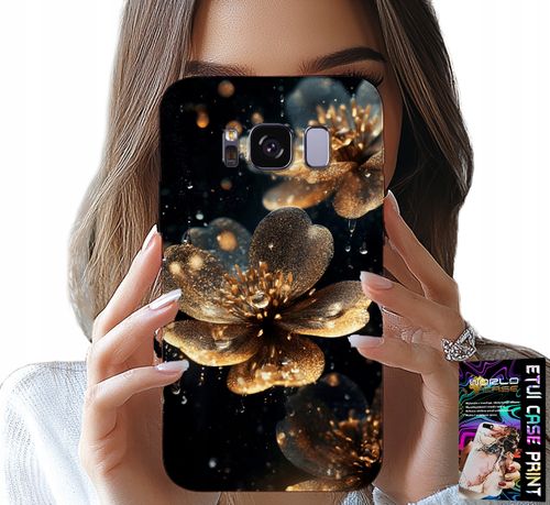 ETUI DO SAMSUNG GALAXY S8 - PIĘKNE WZORY KWIATÓW, PLECKI, FUTERAŁ na Arena.pl