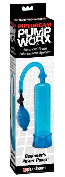Pump Worx - Niebieska Pompka Do Penisa Beginner's zdjęcie 1