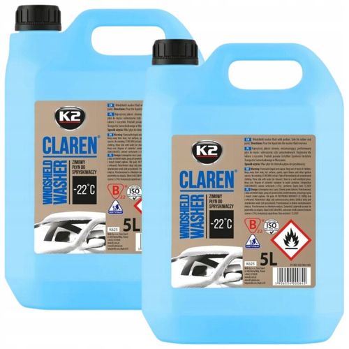 2x Zimowy Płyn Do Spryskiwaczy K2 Claren -22C 5L Mycie Szyb Skuteczny na Arena.pl