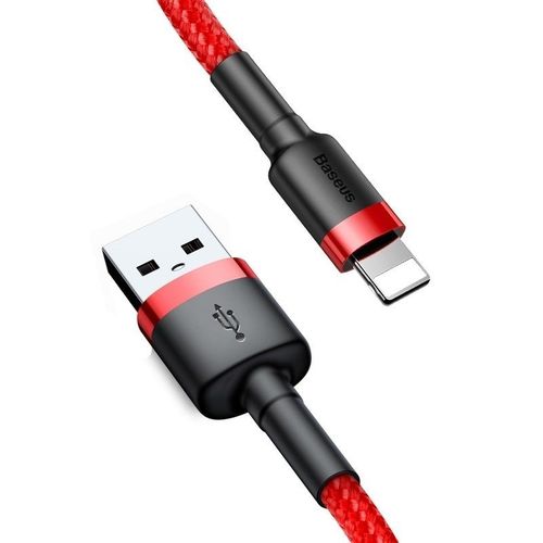 Kabel Lightning USB Baseus Cafule 2.4A 1m (czerwony) na Arena.pl